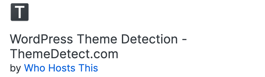 Module complémentaire Firefox - Détecteur de thème