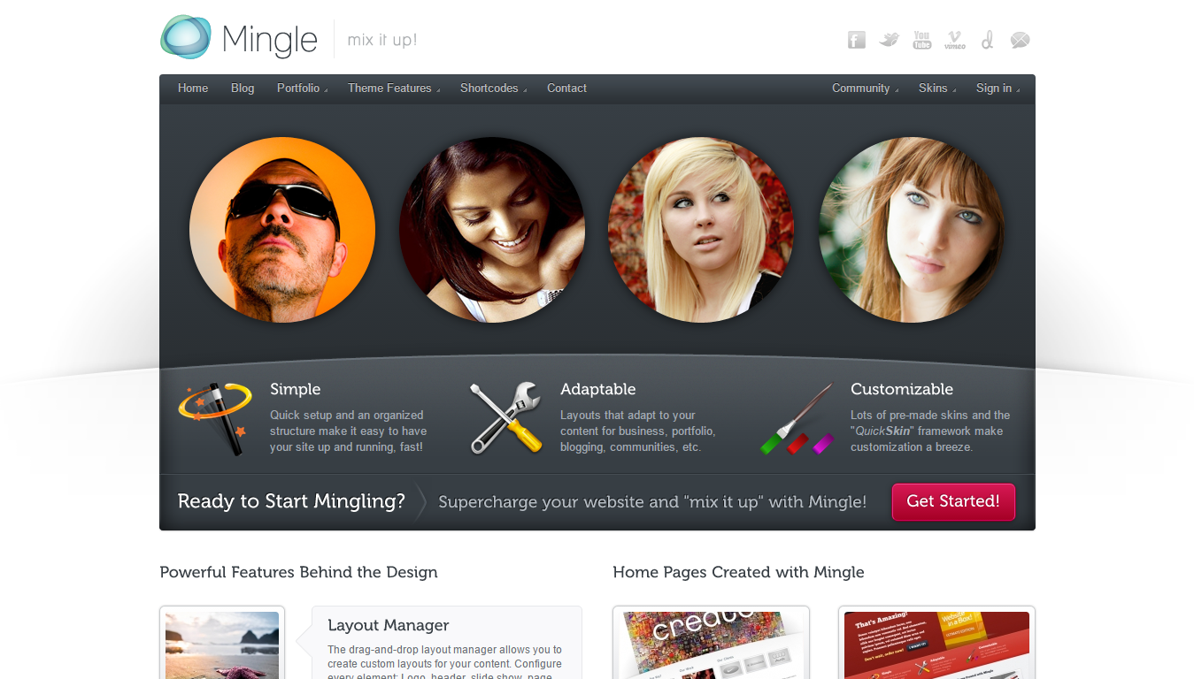 Mingle - Thème WordPress polyvalent