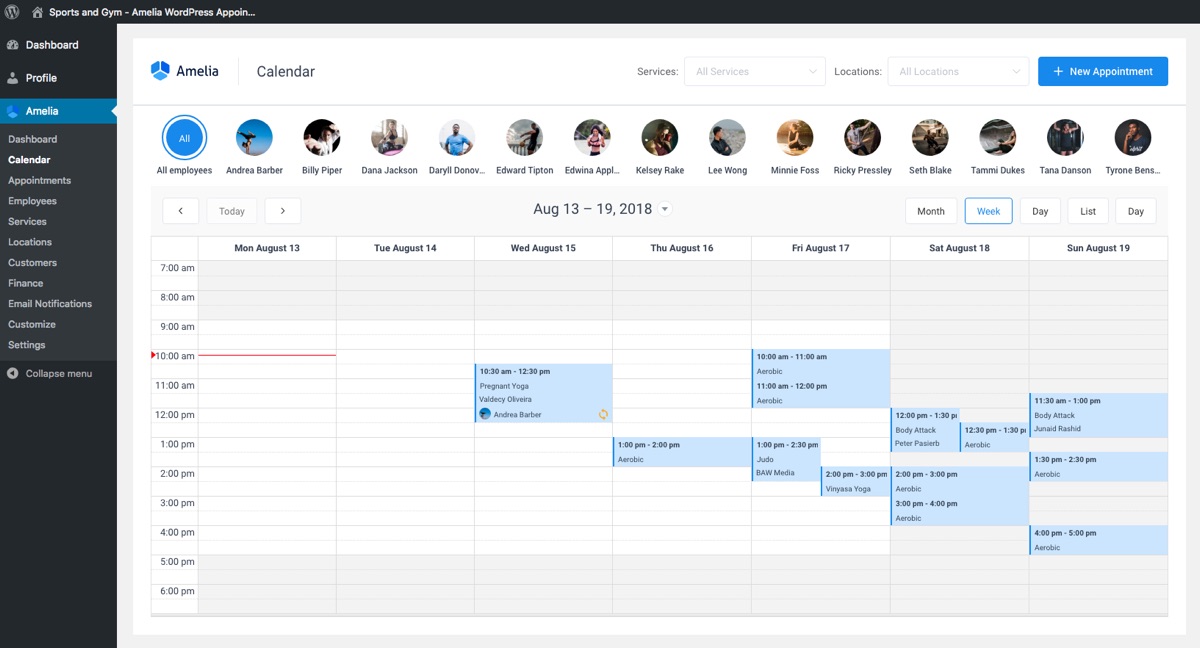 Calendrier commun Amelia