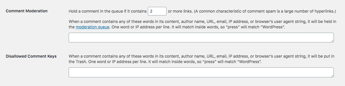 Modération des commentaires WordPress : Filtres