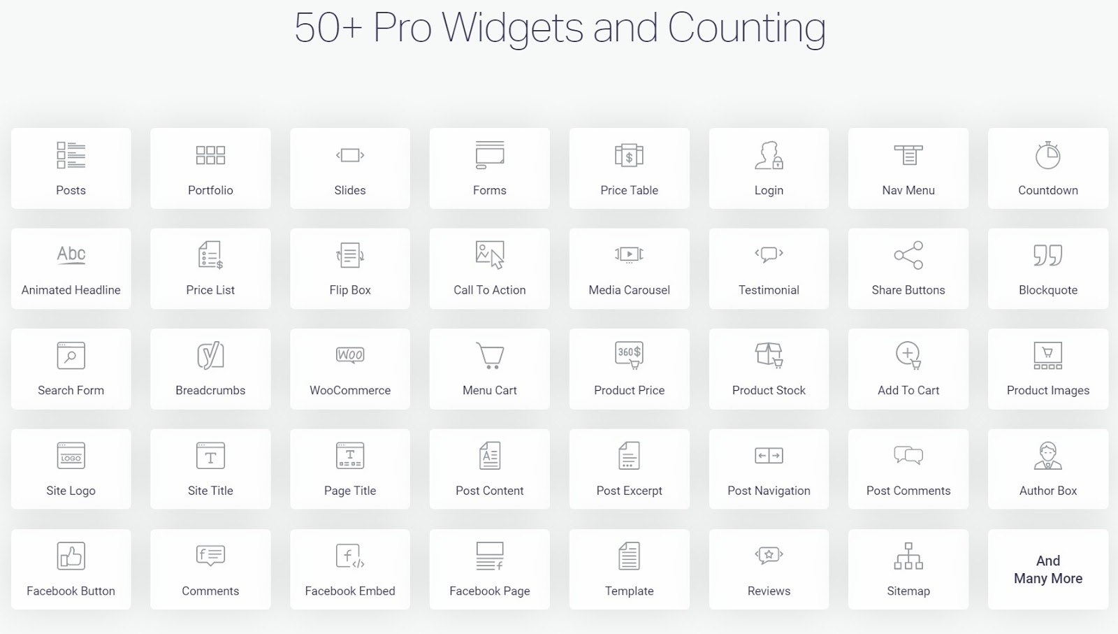 Widget Elementor Pro