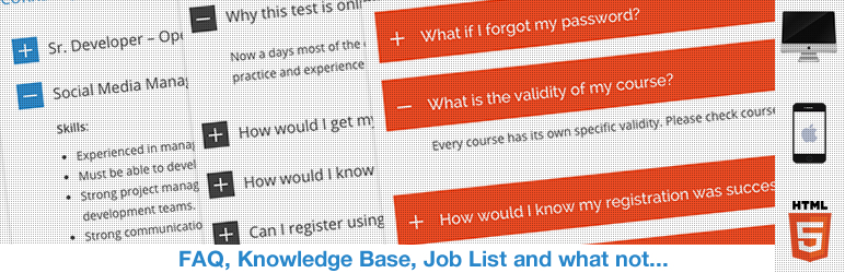 FAQ responsive HTML5