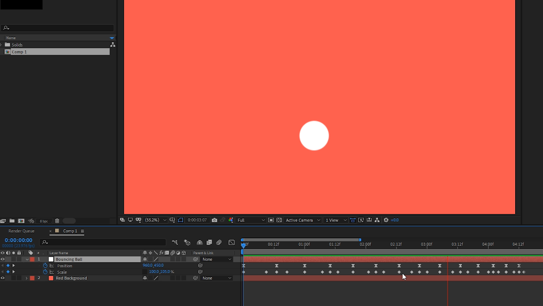 Utiliser After Effects pour animer deux calques