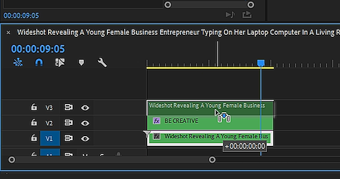 Ajuster la durée du texte - Adobe Premiere Pro