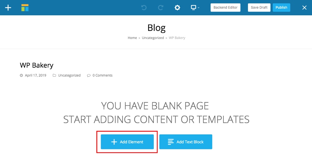 Blocs de contenu réutilisables WPBakery Étape 4