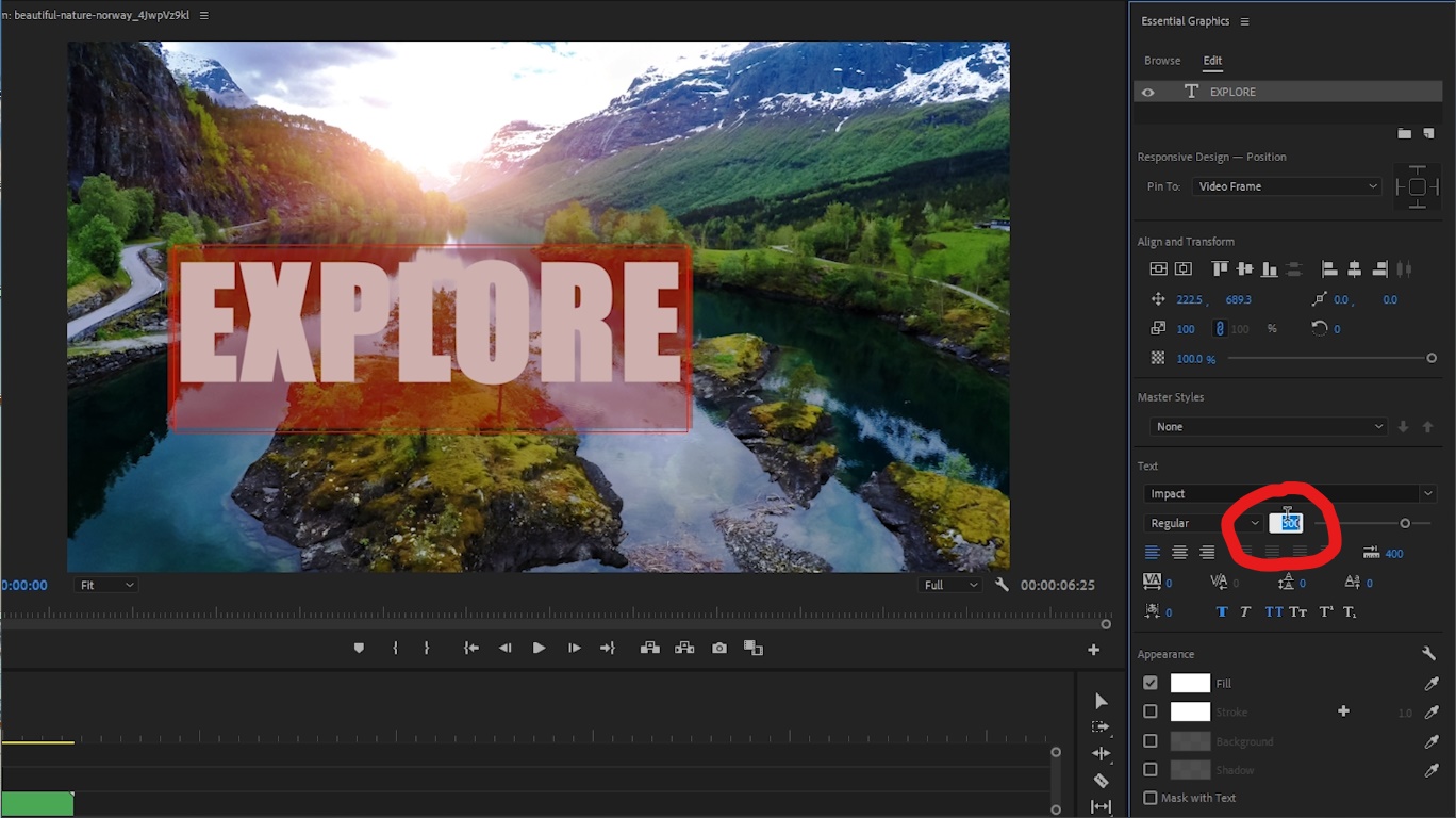 Ajout de texte à une vidéo dans Adobe Premiere Pro