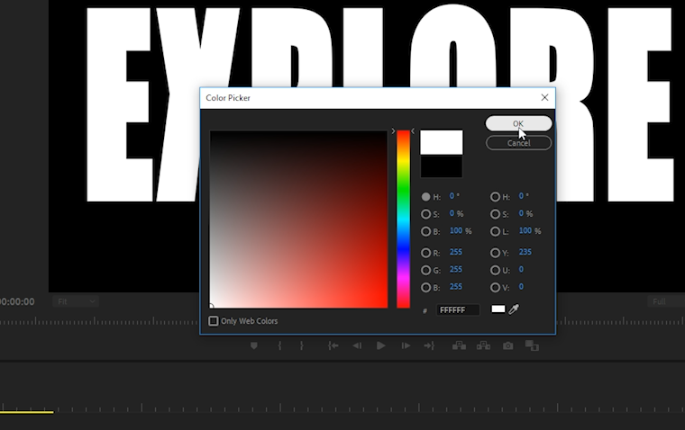 Ajout de texte à une vidéo dans Adobe Premiere Pro