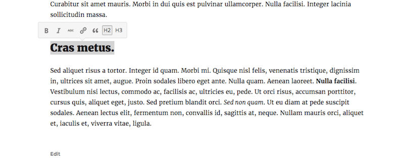 Éditeur frontal