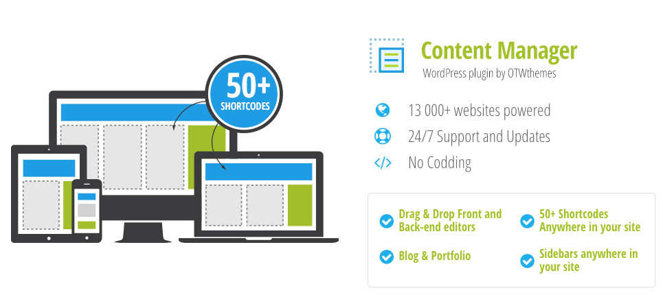 Gestionnaire de contenu pour WordPress