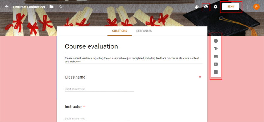 Formulaire d'évaluation du cours