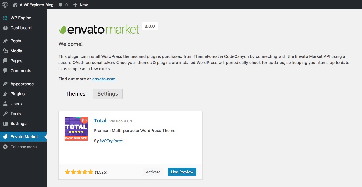 Articles Envato autorisés
