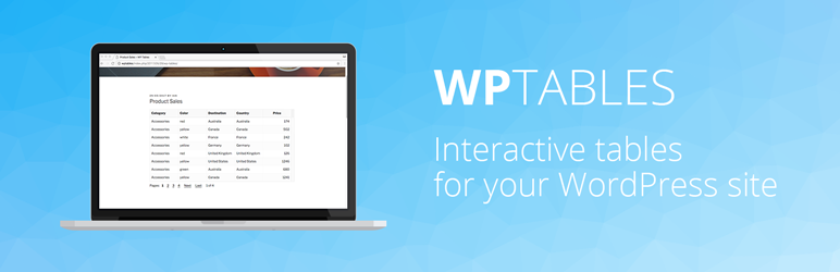 Plugin WordPress gratuit WPTables
