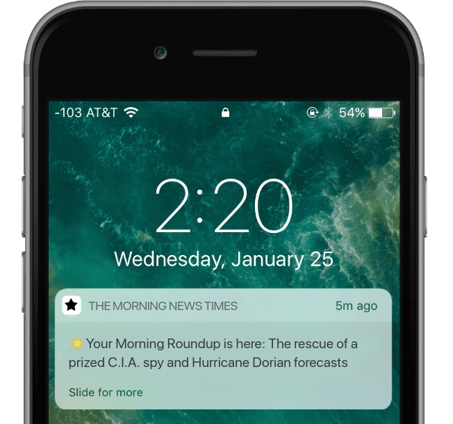 Emojis de notification push