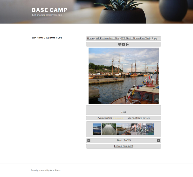 wp album photo plus post