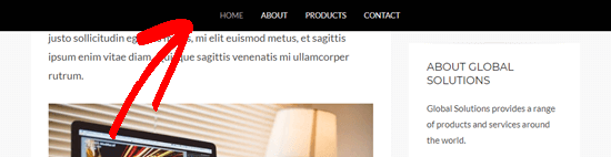 Affichage du menu collant sur votre site Web - Themelocal Affichage du menu collant sur votre site Web