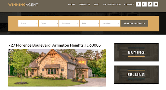 Site Web immobilier WordPress - Themelocal Site WordPress immobilier