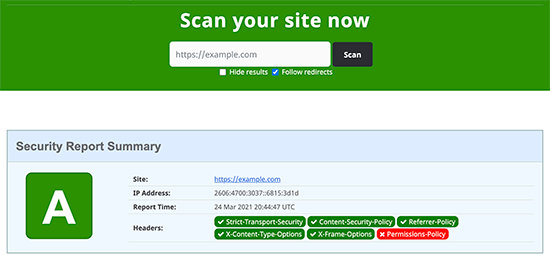 Vérification de vos en-têtes de sécurité WordPress - Themelocal Vérifier vos en-têtes de sécurité WordPress