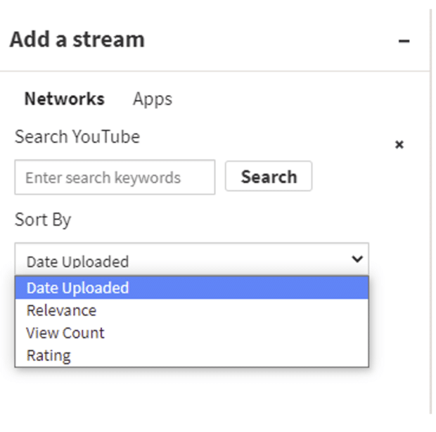 ajouter un flux trier par date de mise en ligne
