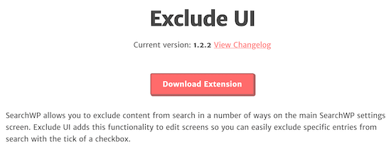 SearchWP exclut l'extension d'interface utilisateur - Themelocal SearchWP exclut l'extension d'interface utilisateur