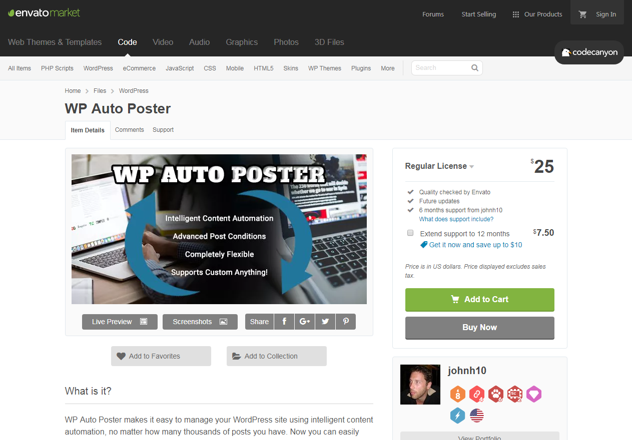 affiche automatique wp