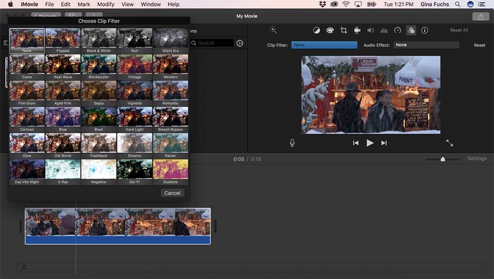1637353448 358 Comment convertir des images en noir et blanc dans iMovie