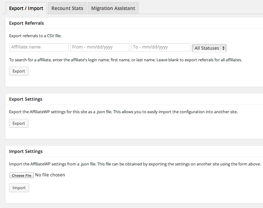 Affilié WP Outils