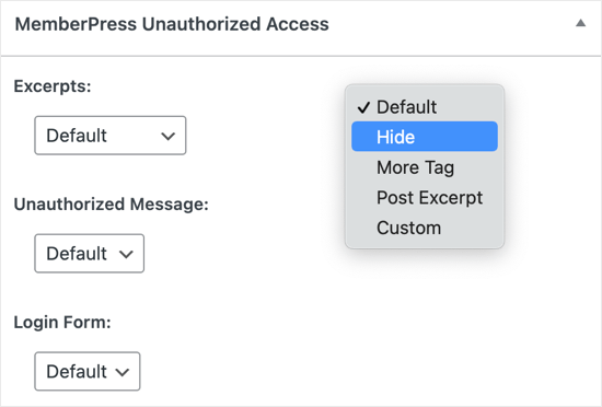 Accès non autorisé de MemberPress