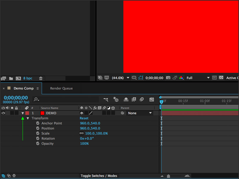 Guide du débutant After Effects - Effets et animations