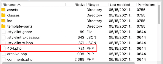 Fichier php FTP 404 - Themelocal Fichier php FTP 404