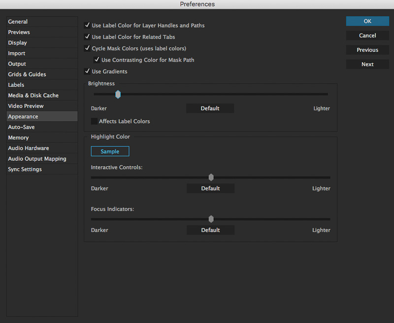 Guide du débutant After Effects Outils essentiels