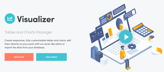 Plugin de gestionnaire de tableaux et de graphiques Visualizer - Themelocal Plugin de gestionnaire de tableaux et de graphiques de visualisation