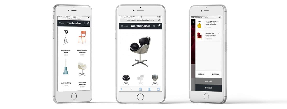 Conception mobile de marchandisage