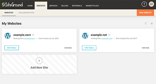 SiteGround nouvel espace client et tableau de bord - Themelocal SiteGround nouvel espace client et tableau de bord