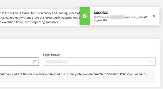 PHP ultrarapide activé - Themelocal PHP ultrarapide activé