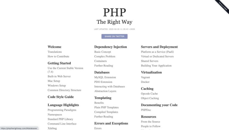 PHP de la bonne manière