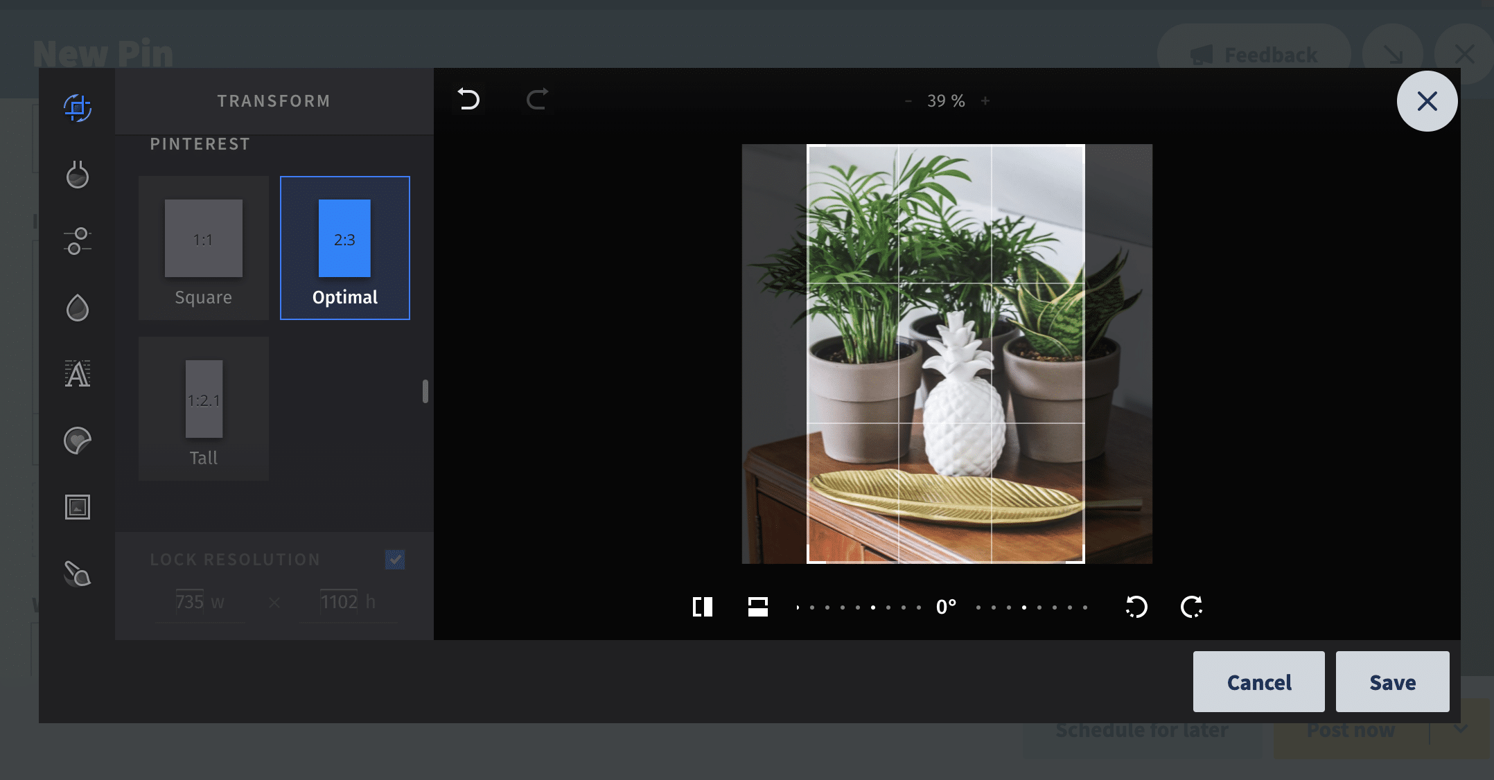 modifier l'image des plantes
