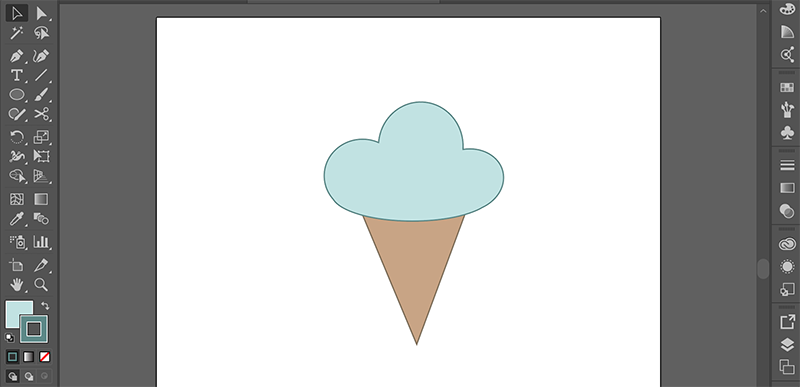 combiner des formes dans Adobe Illustrator