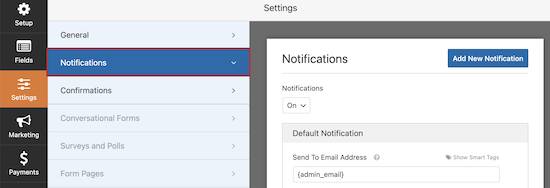 WPForms settings notifications - Themelocal 1637781155 801 Comment envoyer des e mails de confirmation apres la soumission du
