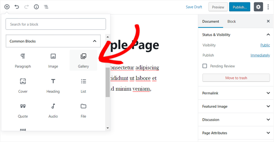 Ajouter un bloc de galerie dans WordPress - Themelocal Ajouter un bloc de galerie dans WordPress