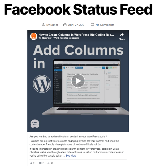 Exemple de statut Facebook - Themelocal Exemple de statut Facebook