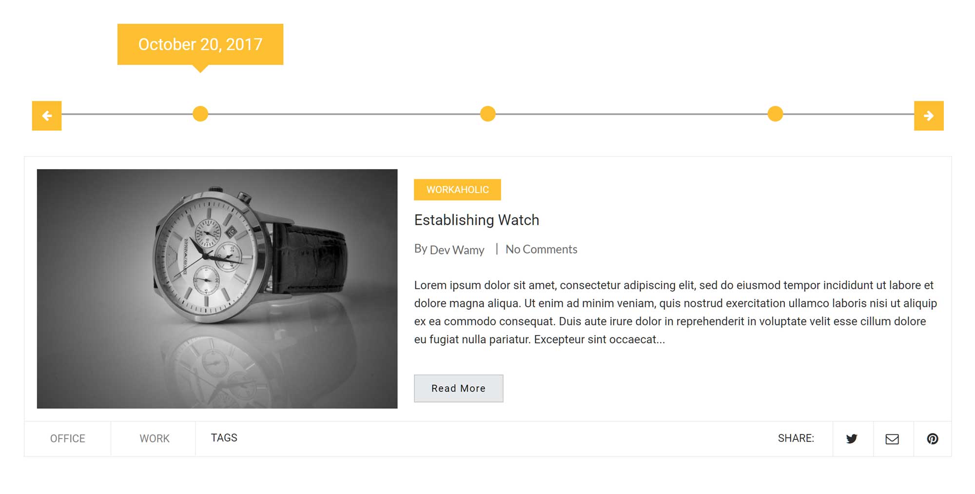 Plugin WordPress de la chronologie de l'Everest