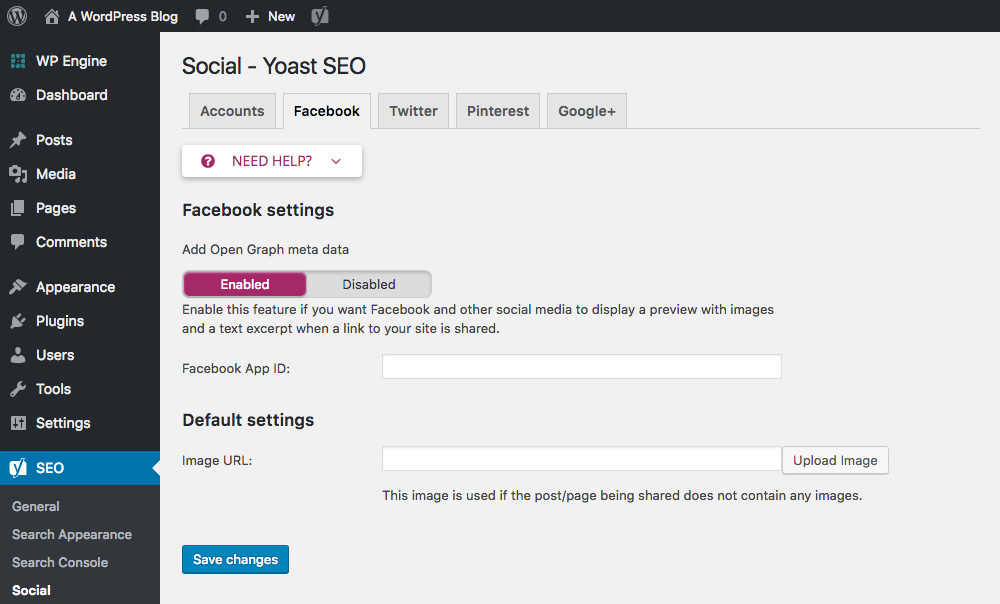 Yoast SEO: Facebook Open Graph Data