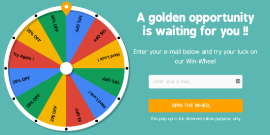 roue gagnante pour woocommerce - Themelocal roue de victoire pour woocommerce