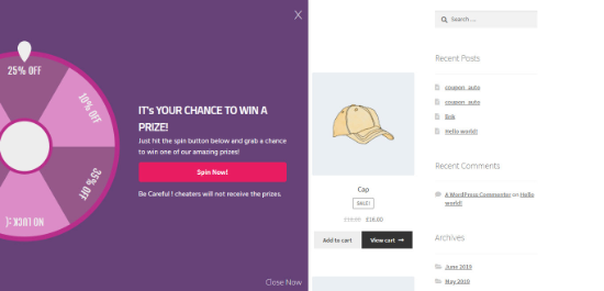 roue de rotation pour woocommerce - Themelocal roue de rotation pour woocommerce