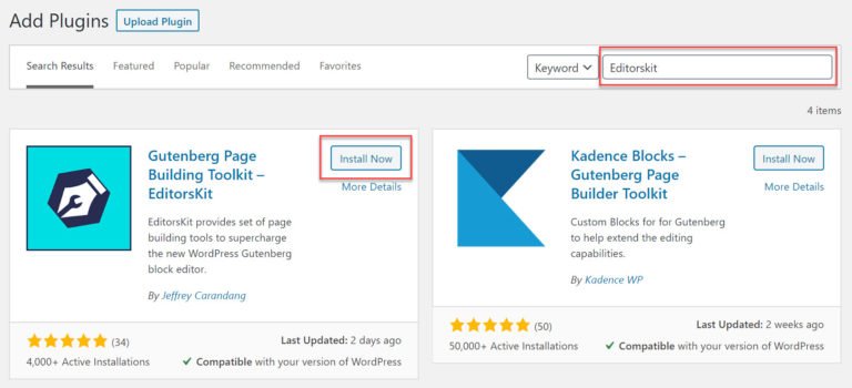 Plugins de recherche