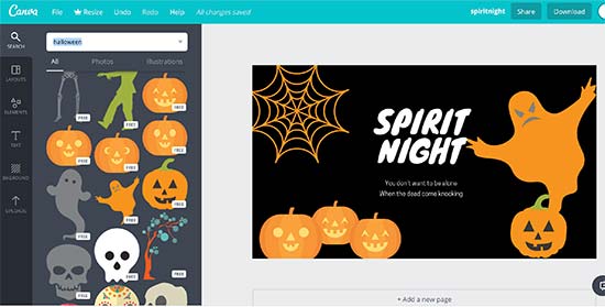 Canva pour les graphismes d'Halloween - Themelocal Canva pour les graphismes d'halloween