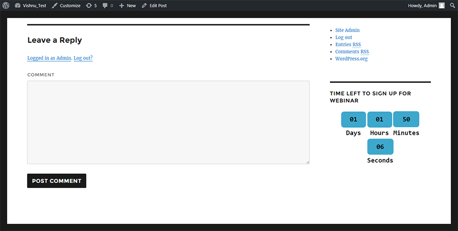 compte à rebours-wordpress-plugin