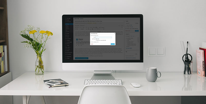 Ajouter automatiquement des attributs de titre de lien dans WordPress