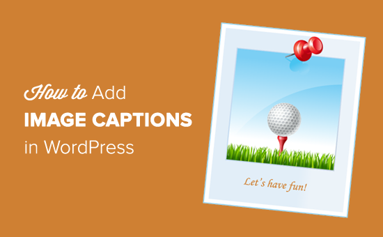 Comment ajouter une legende aux images dans WordPress