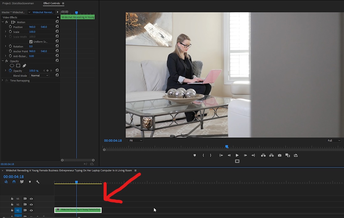 Importation de séquences dans Adobe Premiere Pro